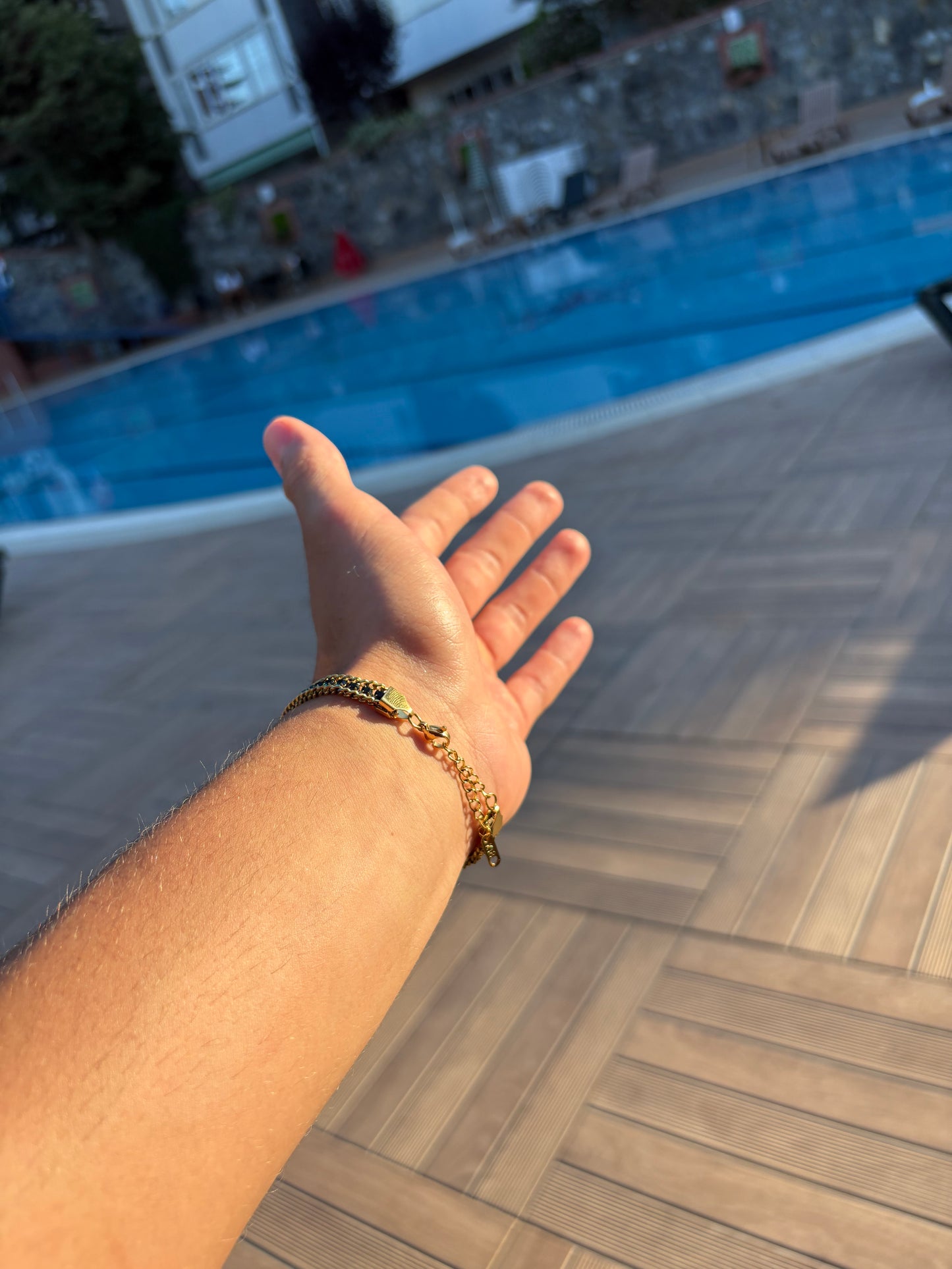 Royal Sapphire 18K Plated Dark Blue Tennis Bracelet