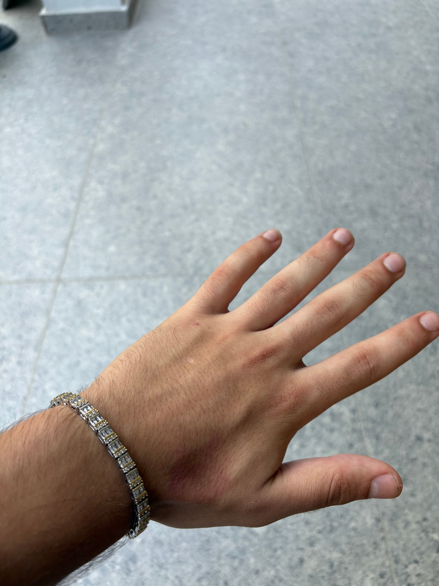 Golden Empress Tennis Bracelet