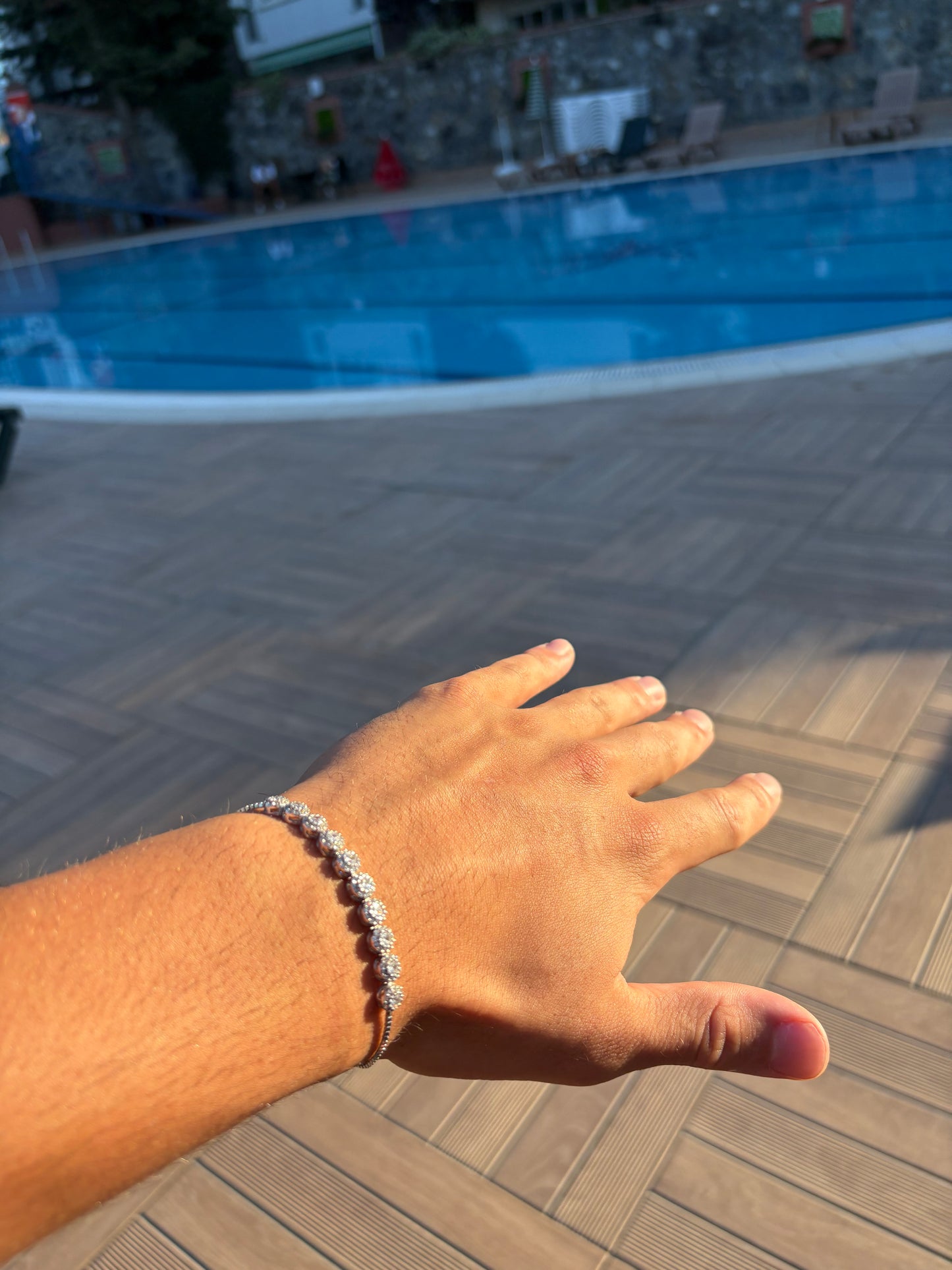 925 Silver Étoile Blanche Tennis Bracelet