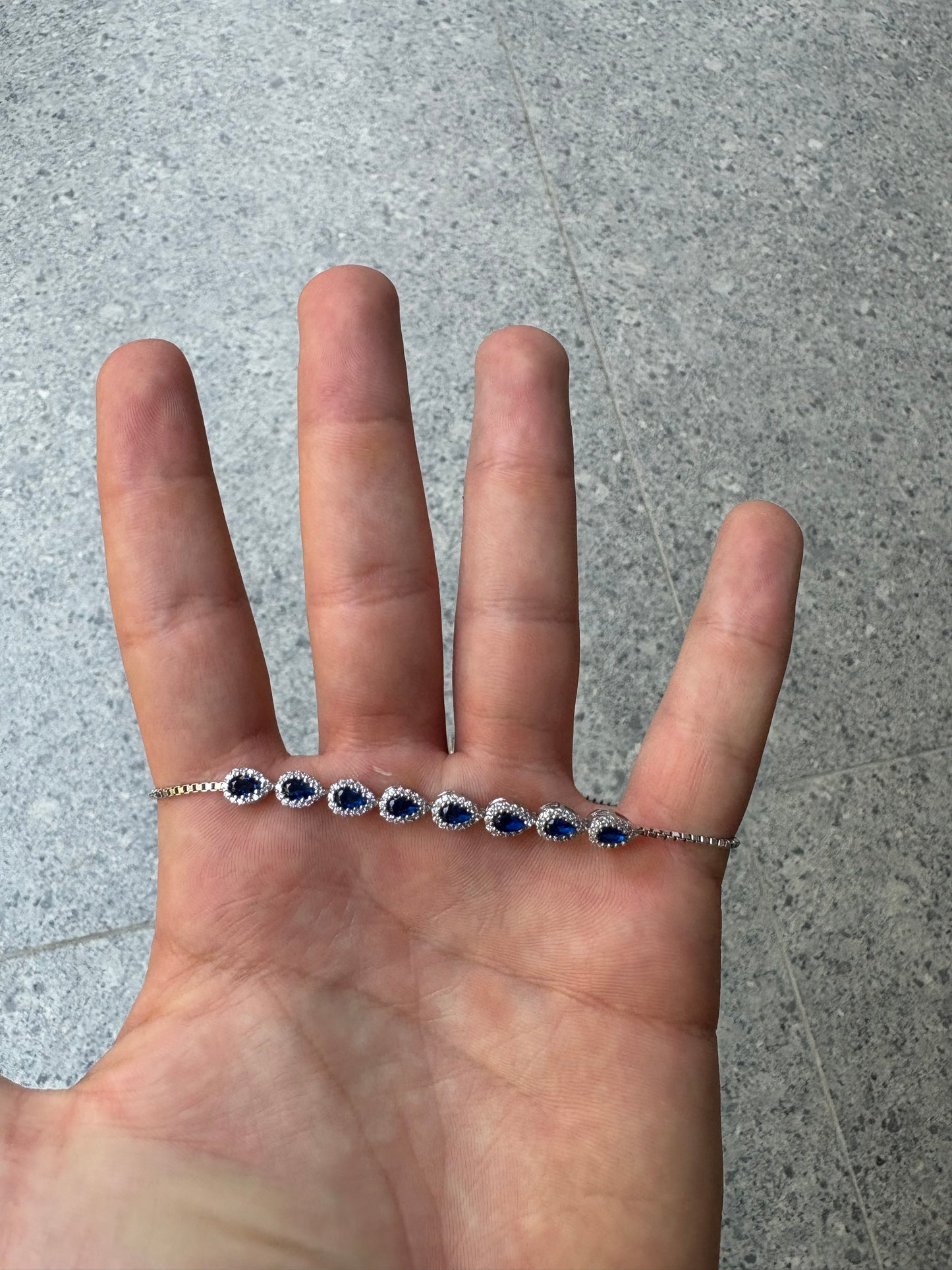 925 Silver Ocean Sérénade Tennis Bracelet