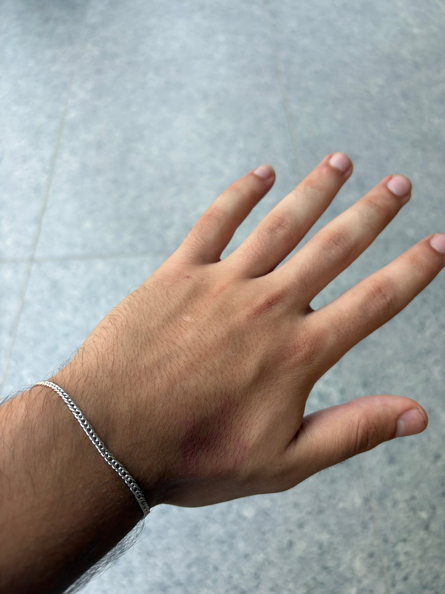 925 Silver Knight’s Chain Bracelet