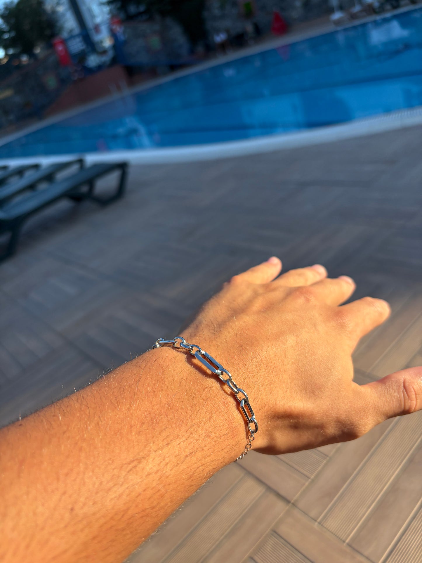 925 Silver Dungeon Chain Bracelet