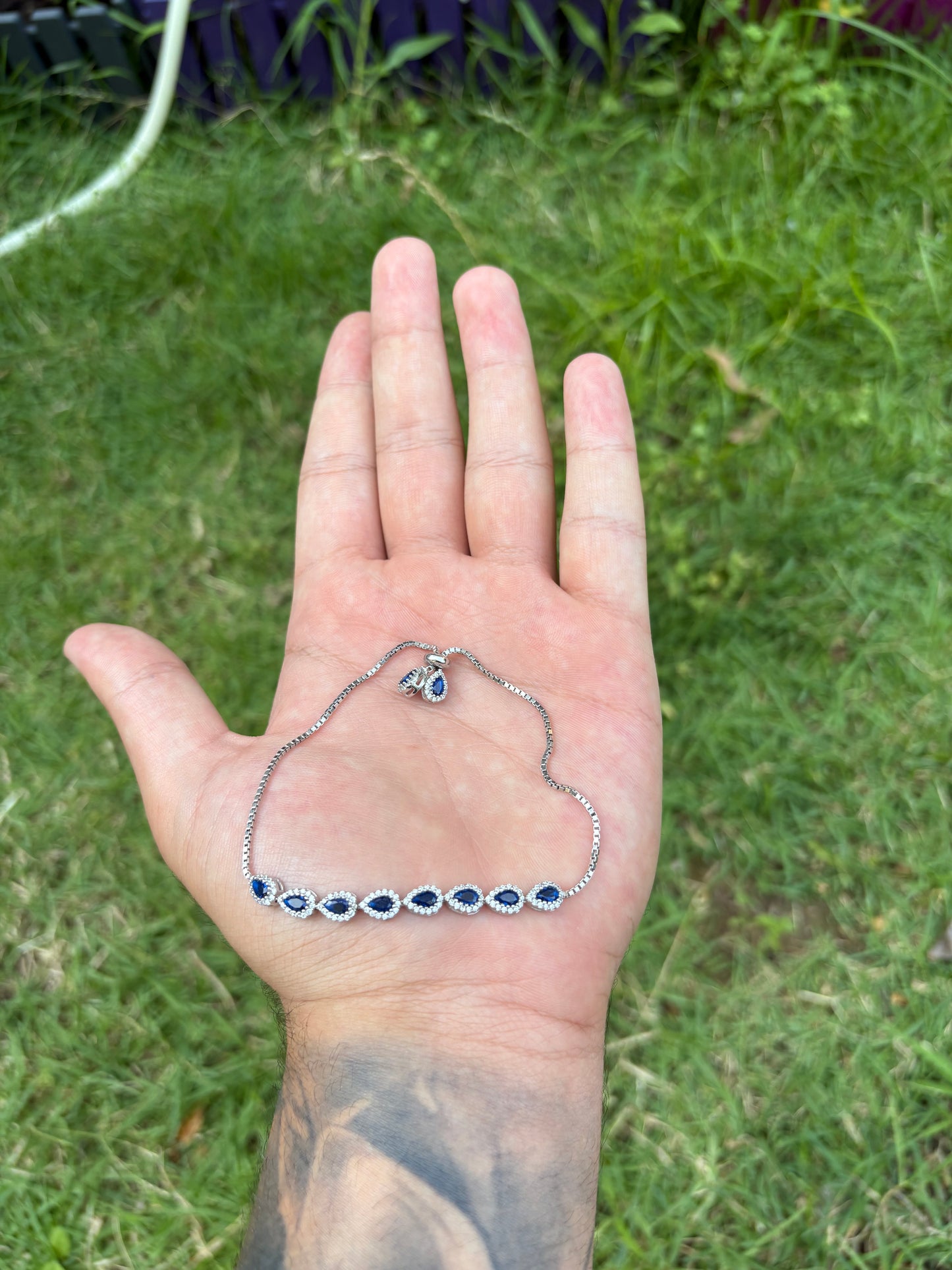925 Silver Ocean Sérénade Tennis Bracelet