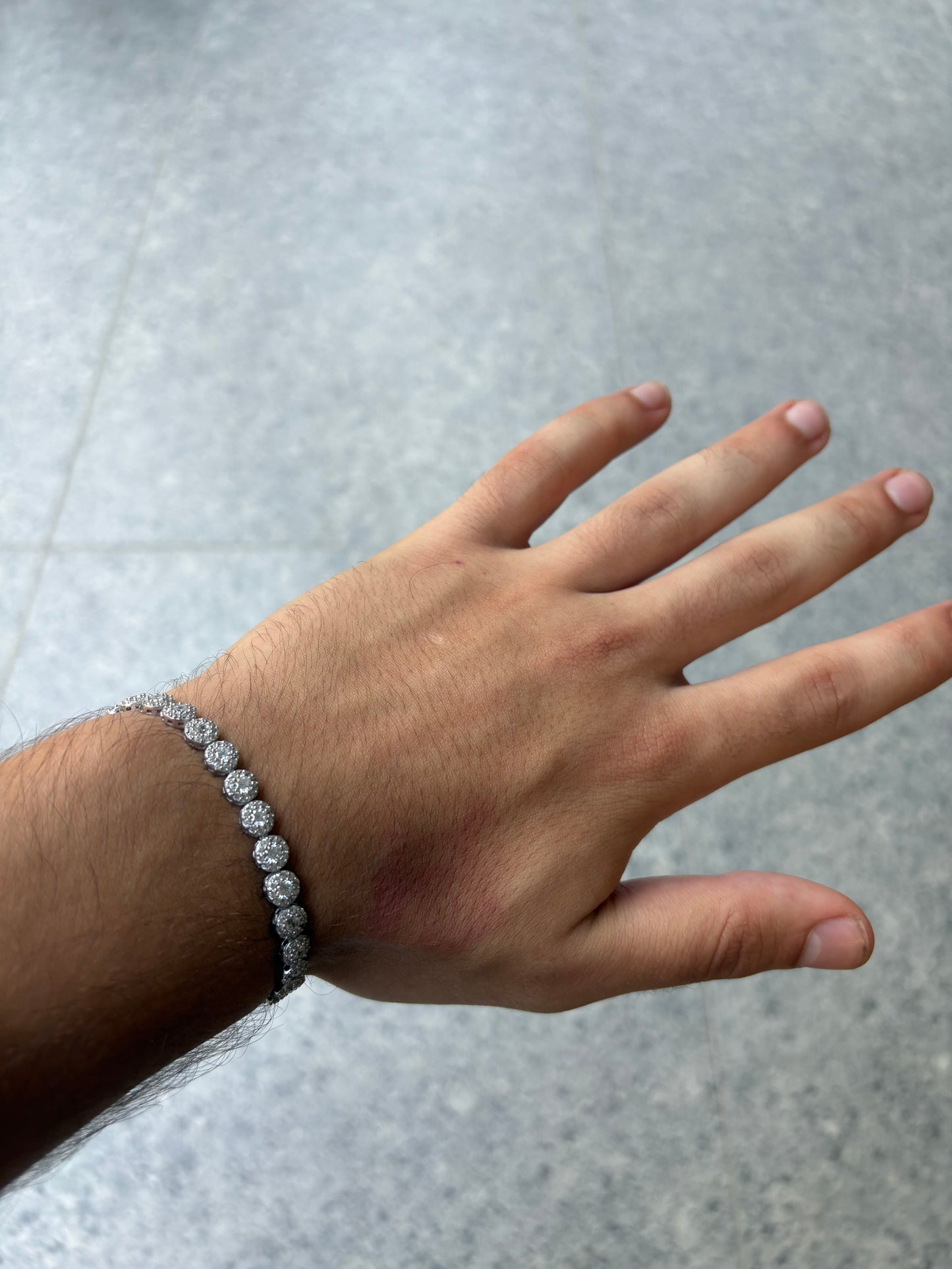 925 Silver Angel Lumière White Tennis Bracelet