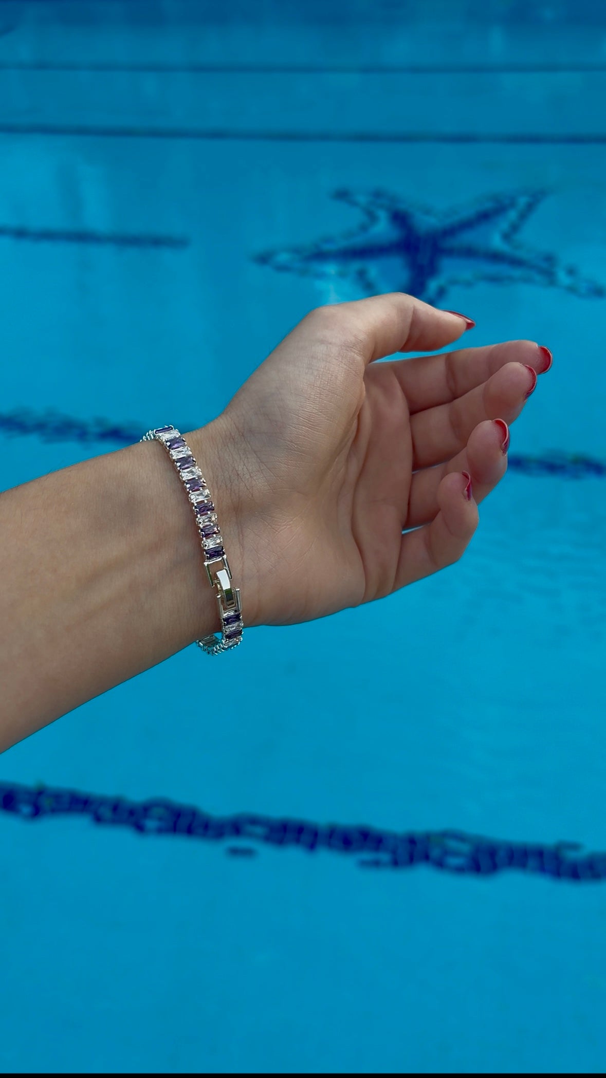 Lilas Radiance Tennis Bracelet