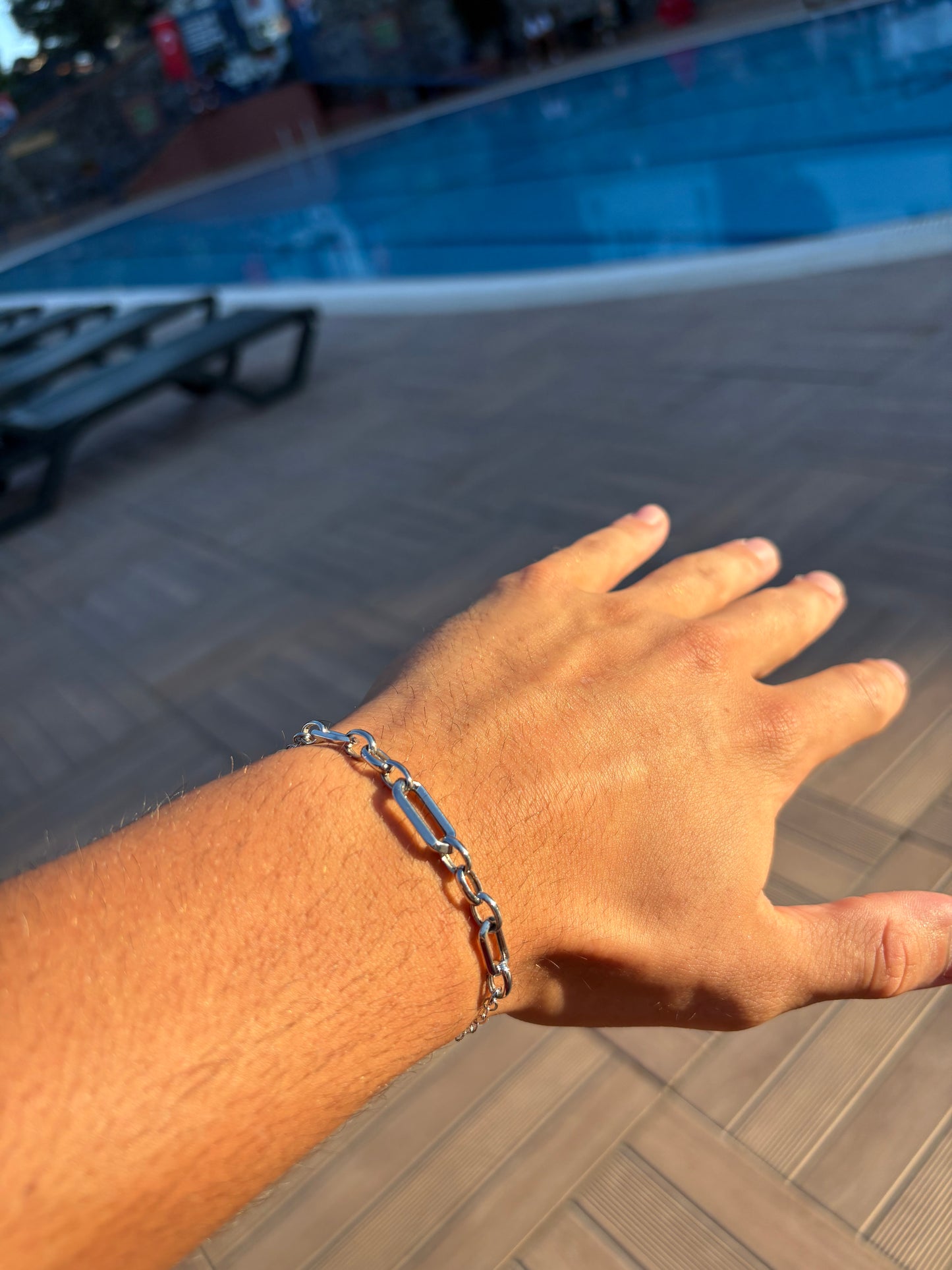 925 Silver Dungeon Chain Bracelet