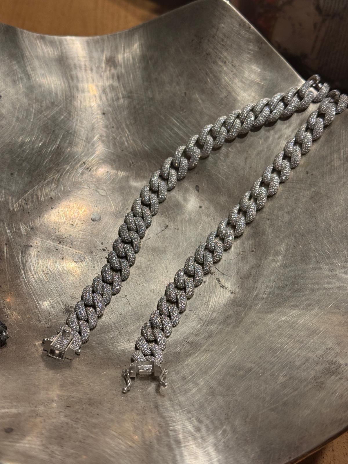 925 Silver Royal Ice Chain