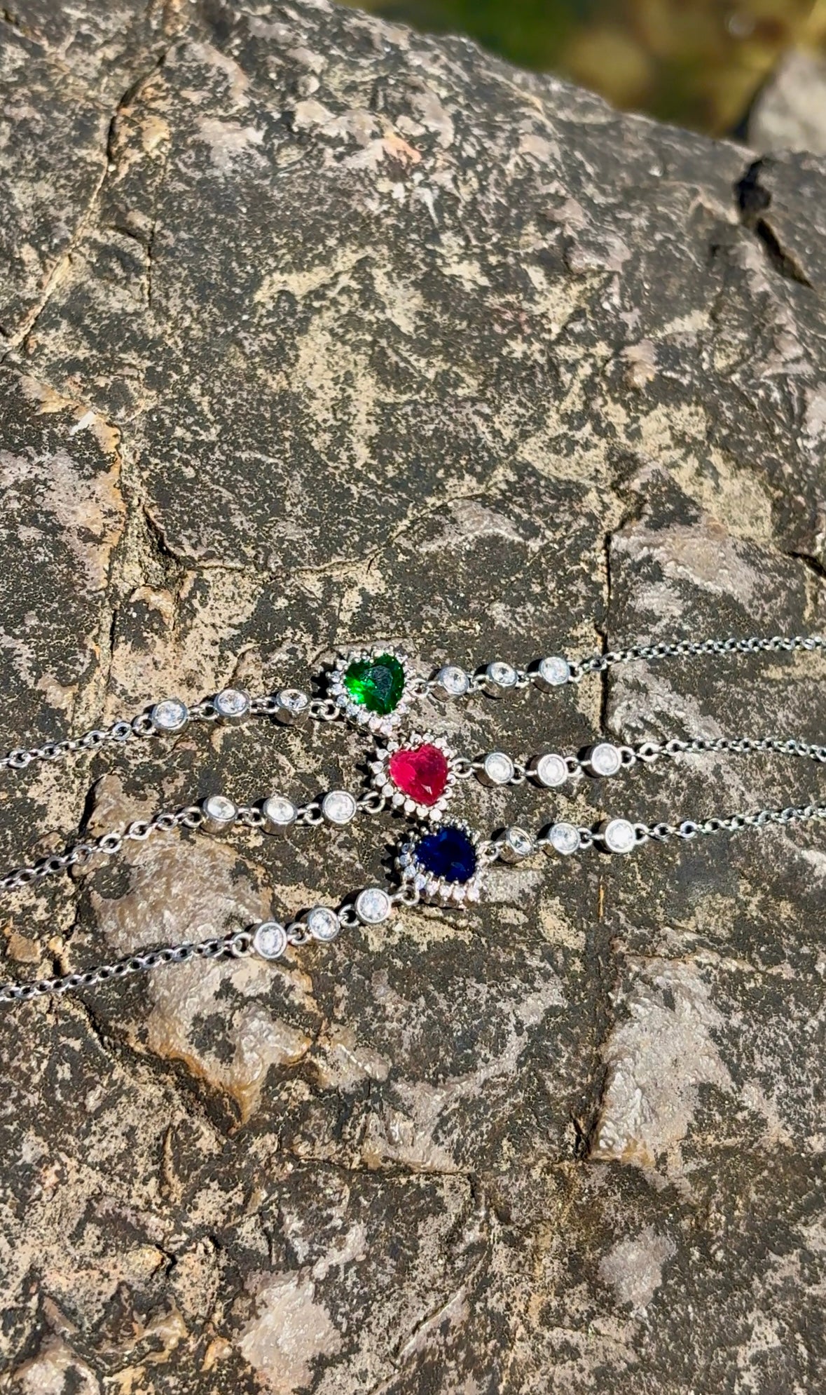 925 Silver Heart of Saphir Bracelet