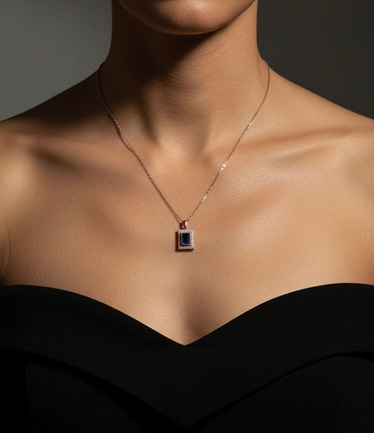 925 Silver Éclat Bleu Rosé