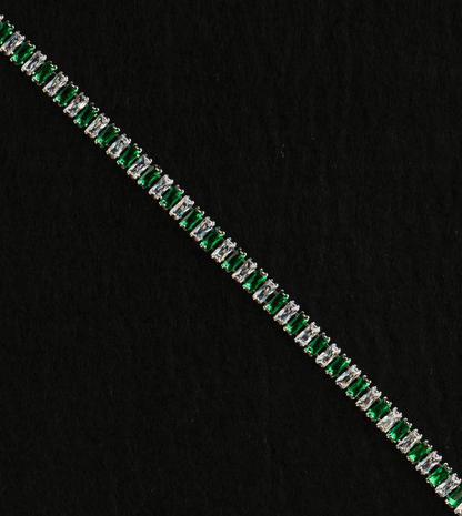 Royal Green Tennis Bracelet