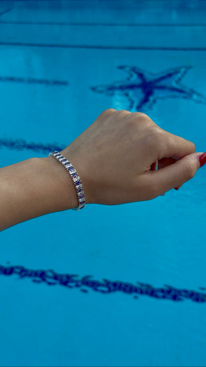 Lilas Radiance Tennis Bracelet