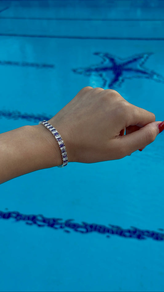 Lilas Radiance Tennis Bracelet