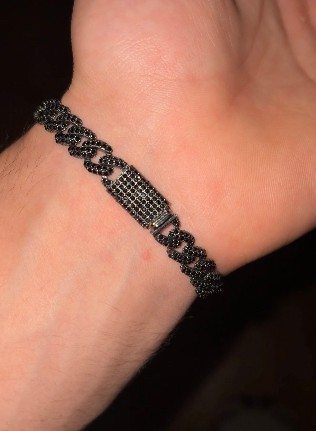 925 Silver Antique Cuban Bracelet