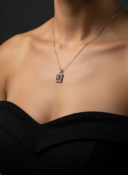 925 Silver Éclat Bleu Rosé