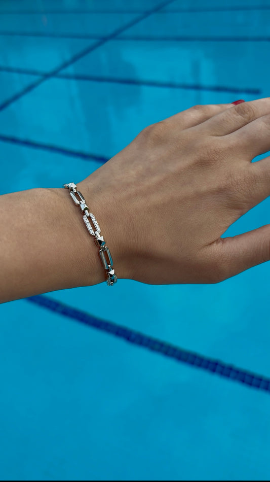Silver Château Bracelet