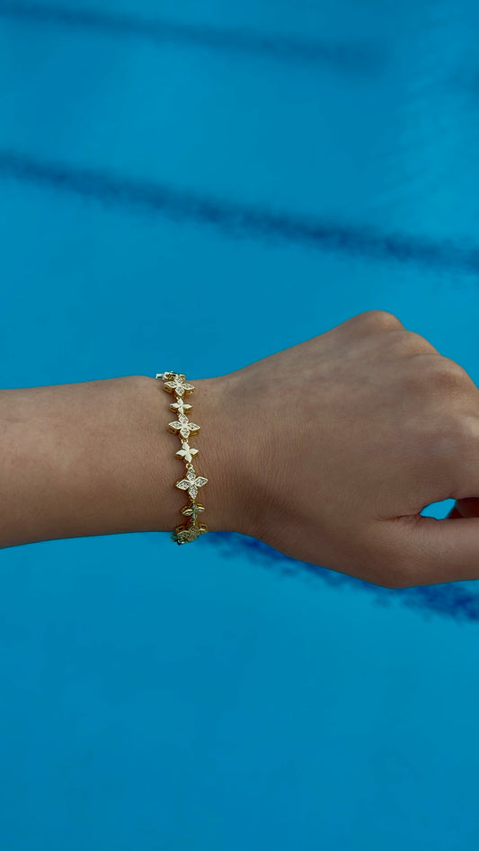 Golden Trèfle Bracelet