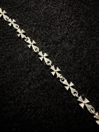 925 Silver Saint Cross Bracelet