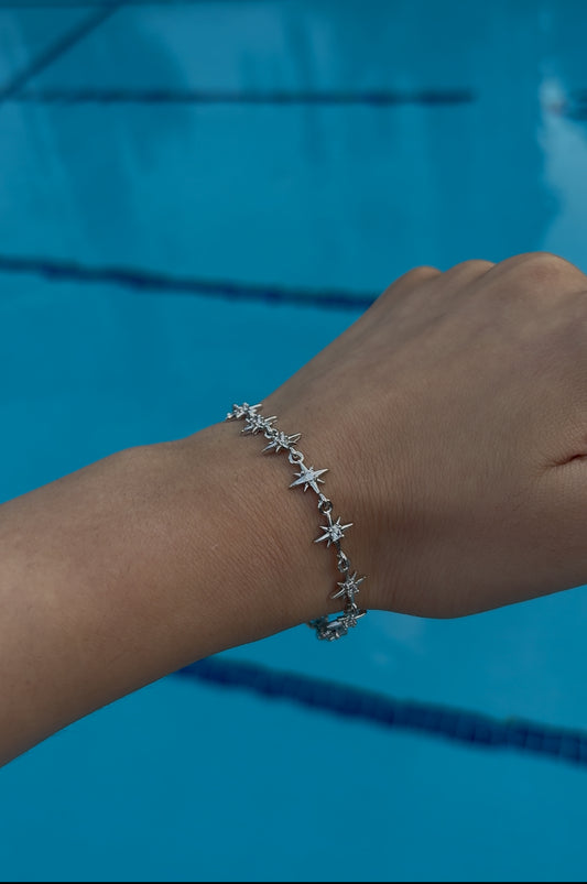 Northern Lumière Silver Bracelet