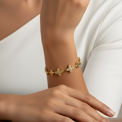 Golden Trèfle Bracelet