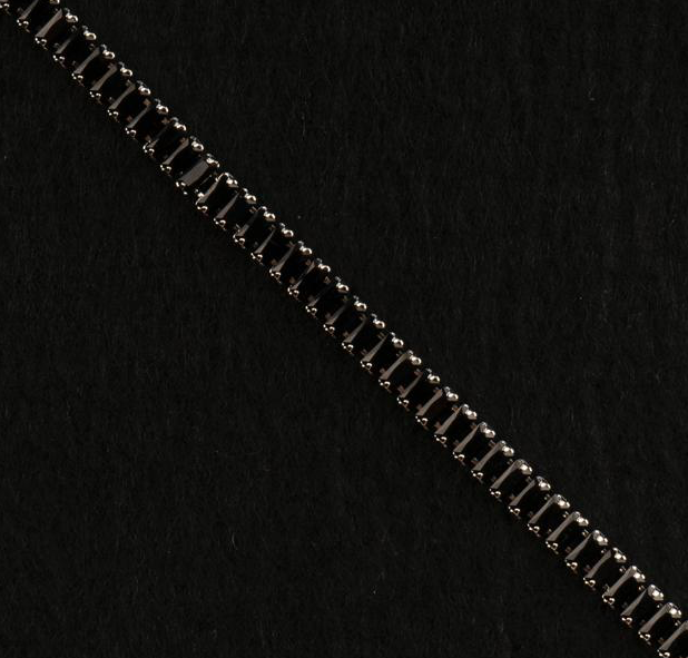 Mystic Black Tennis Bracelet