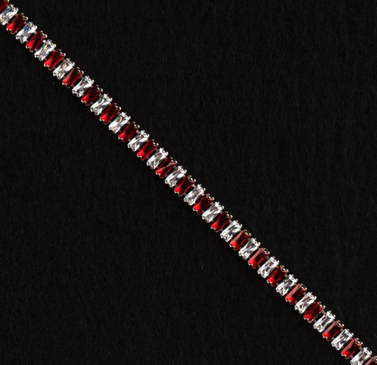 Imperial Red Tennis Bracelet