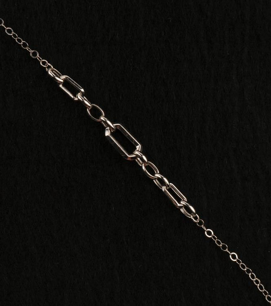 925 Silver Dungeon Chain Bracelet